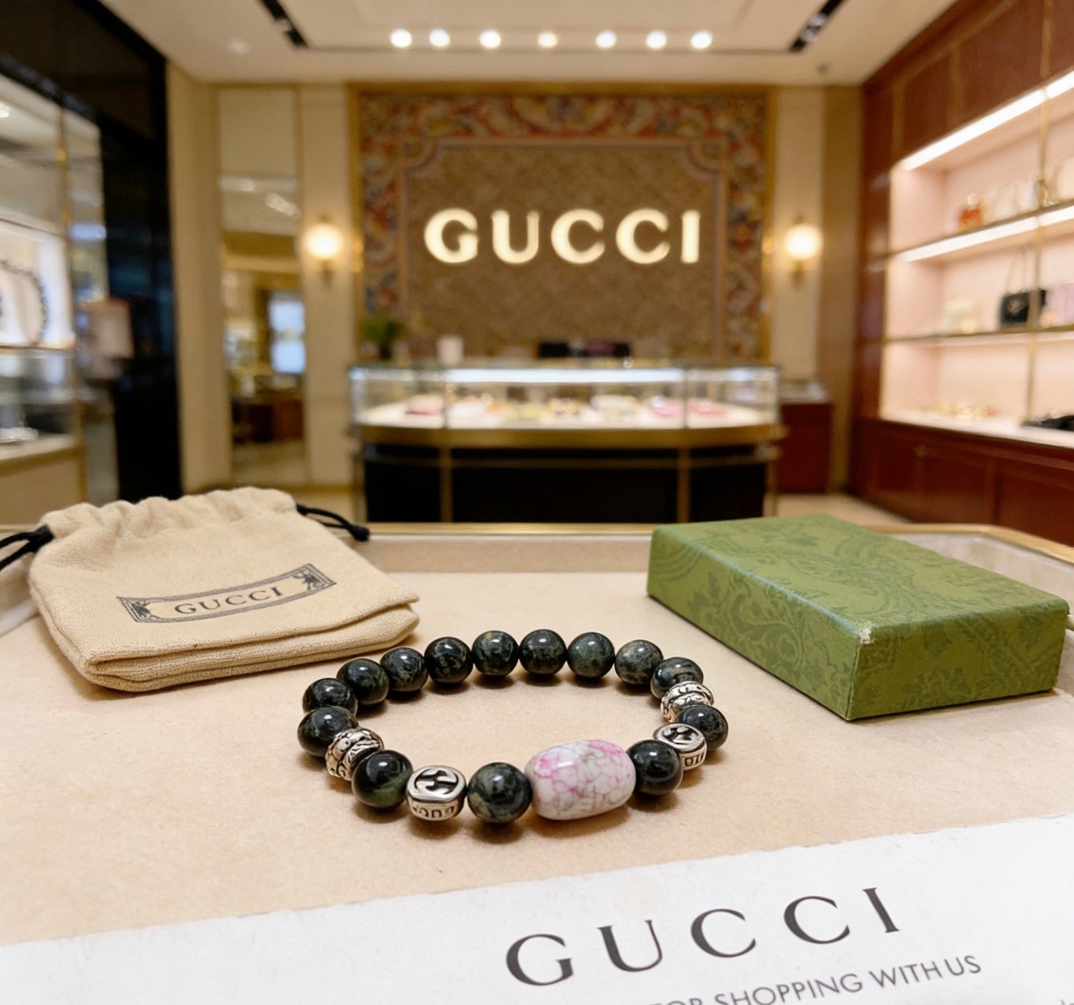 Gucci Vintage Double G Bracelet