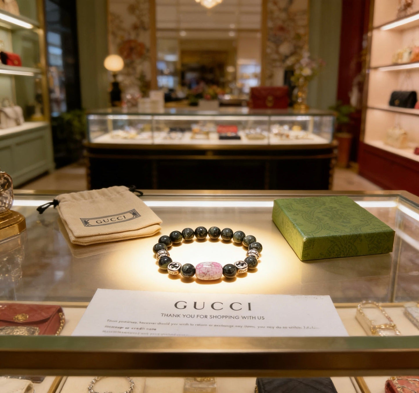 Gucci Vintage Double G Bracelet