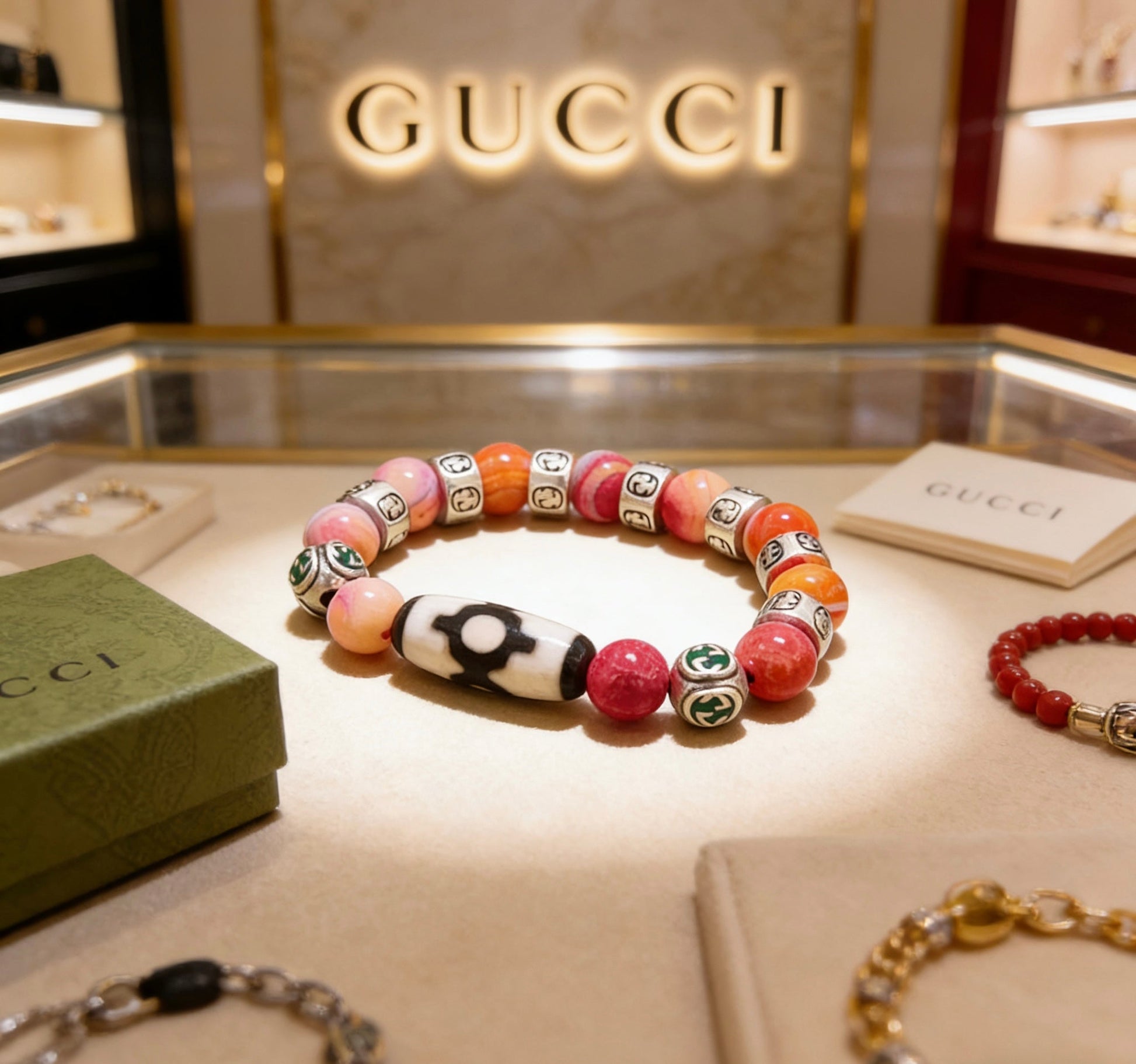 Gucci Vintage Double G Bracelet