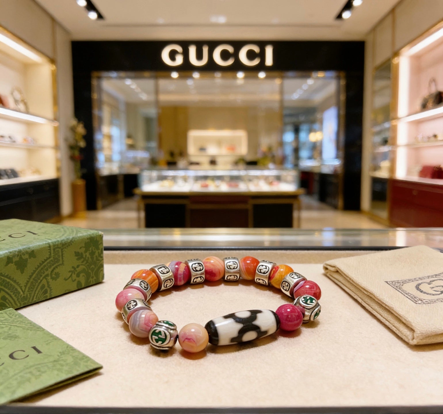 Gucci Vintage Double G Bracelet