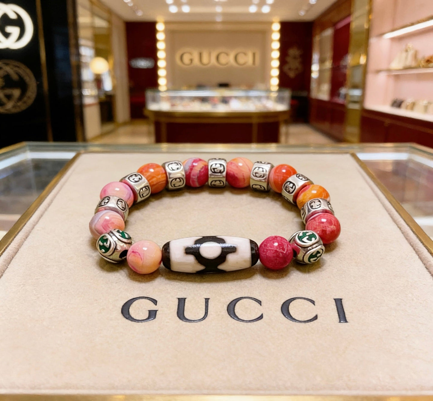 Gucci Vintage Double G Bracelet