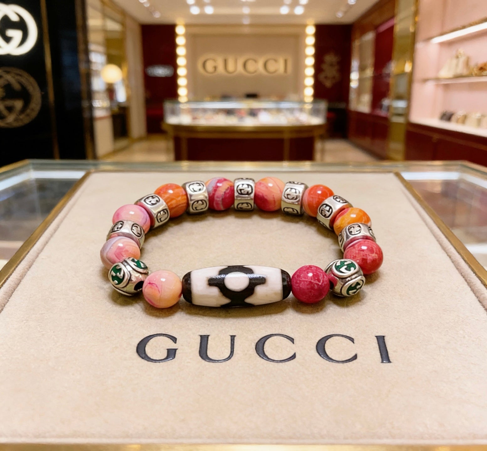 Gucci Vintage Double G Bracelet