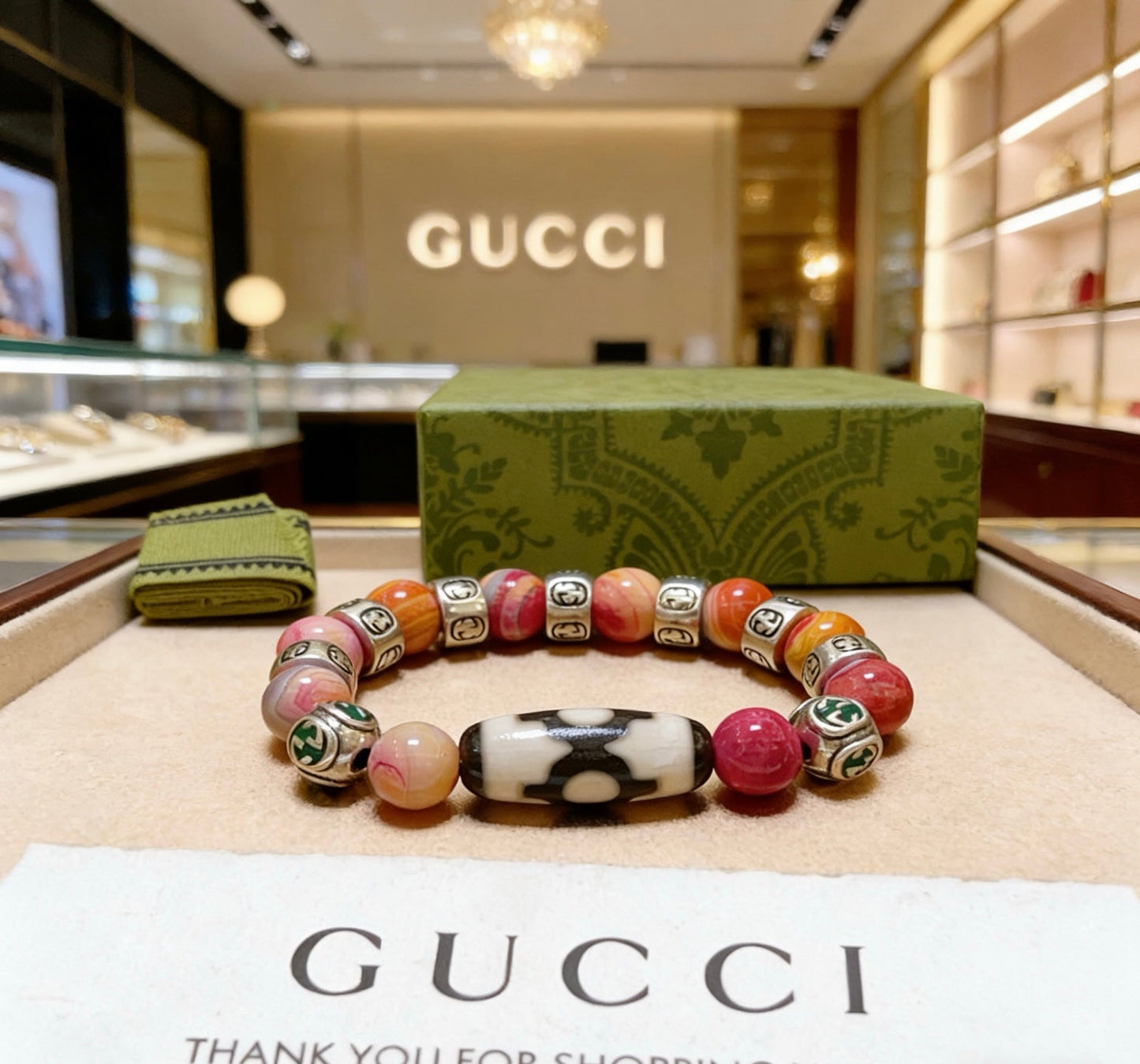Gucci Vintage Double G Bracelet