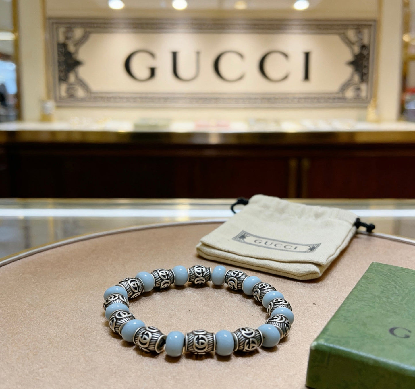 Gucci Vintage Double G Bracelet