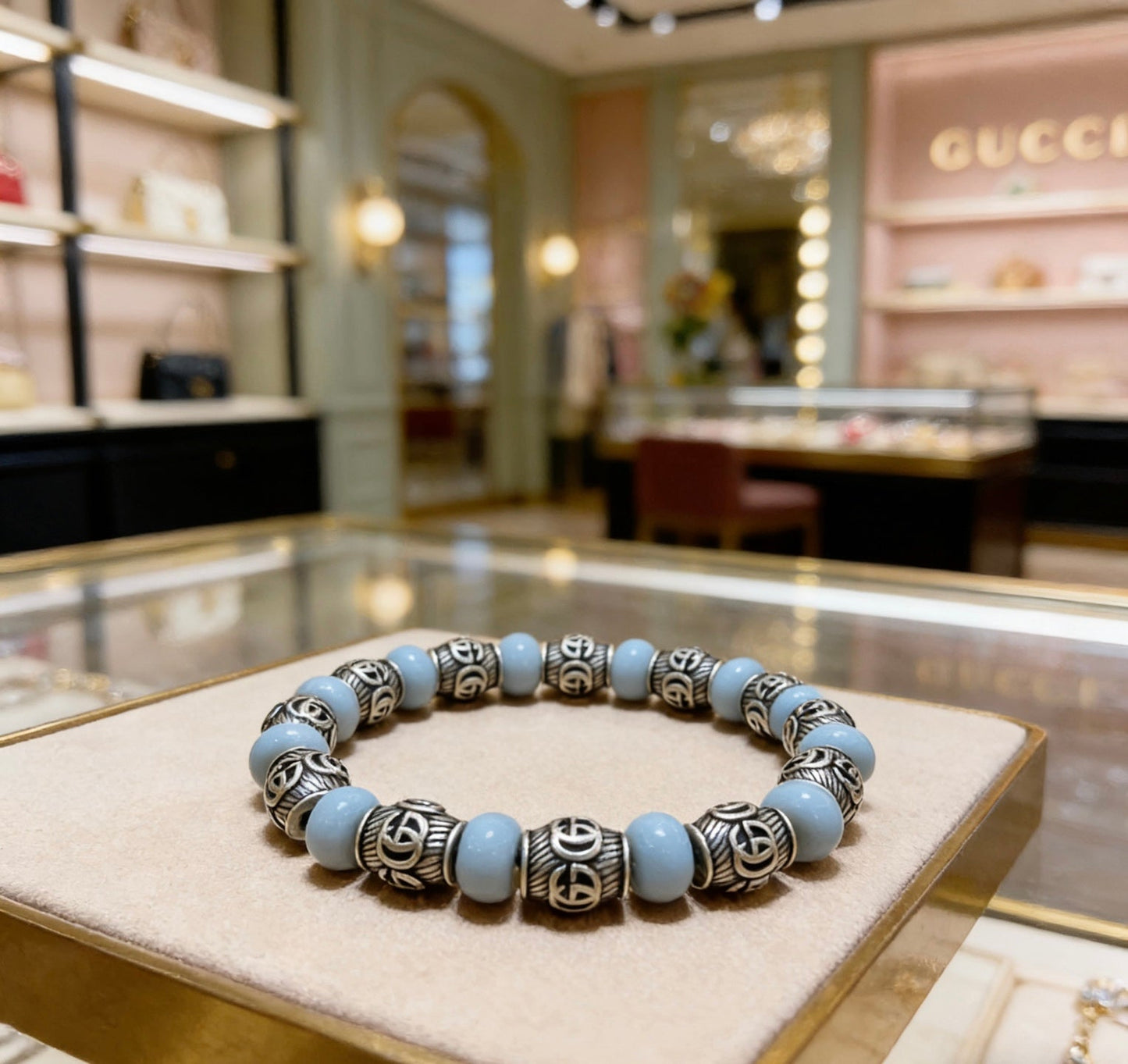Gucci Vintage Double G Bracelet