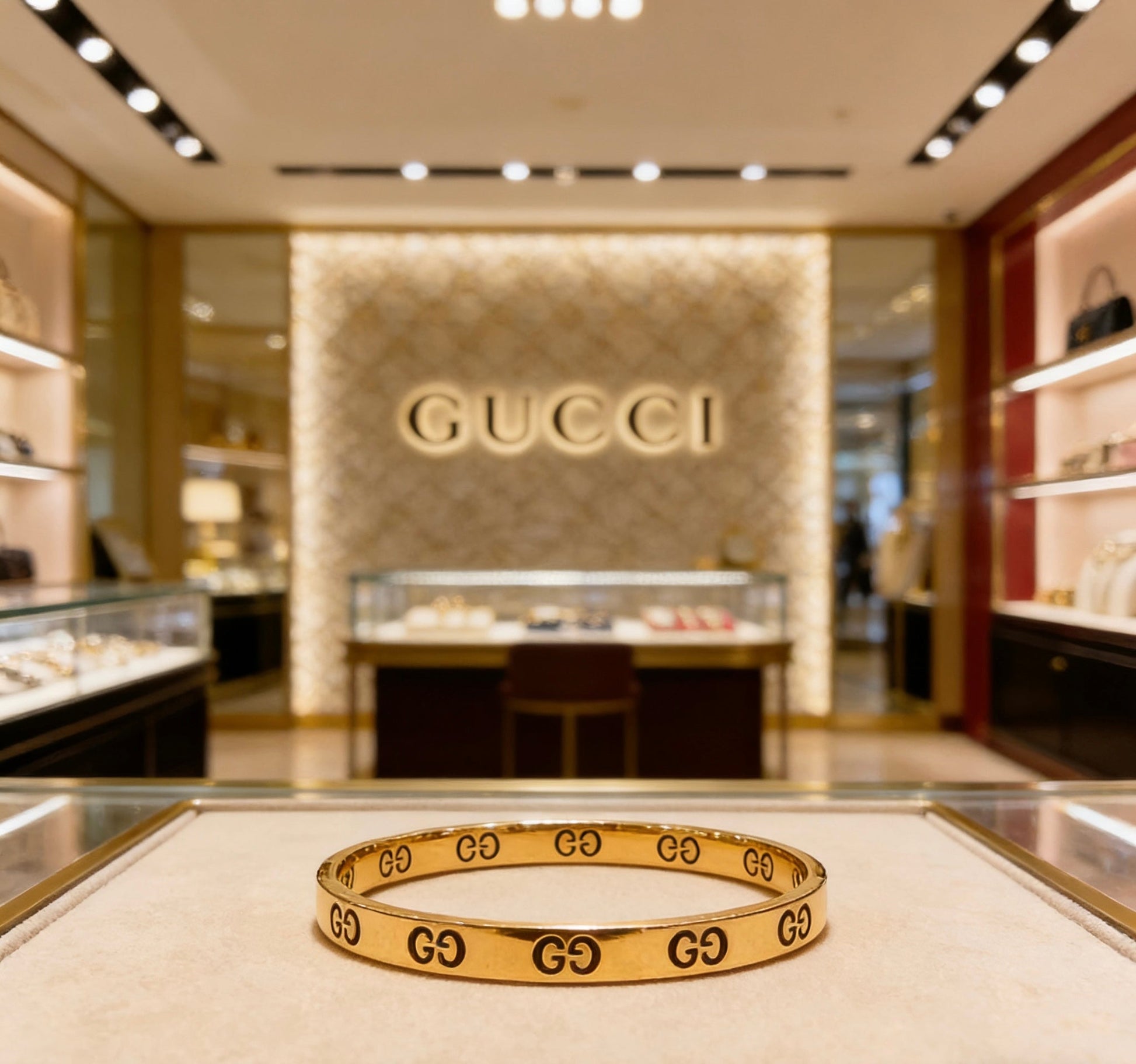 Gucci Vintage Double G Bracelet