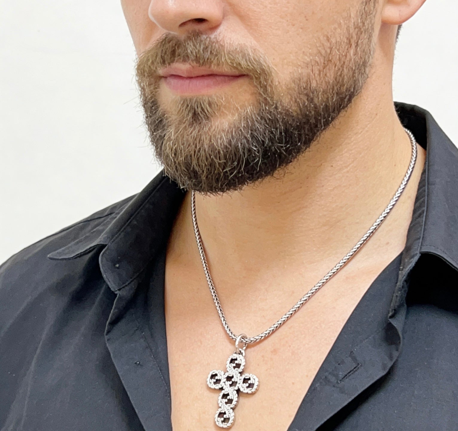 Gucci Vintage Double G Necklace