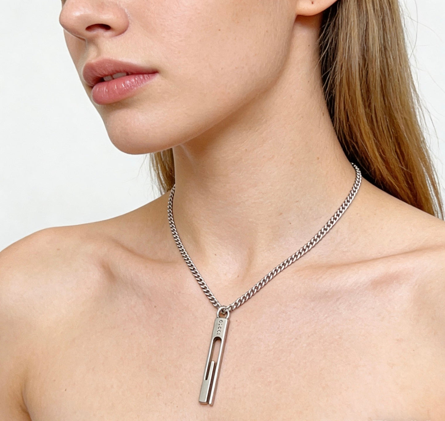 Gucci Vintage Double G Necklace
