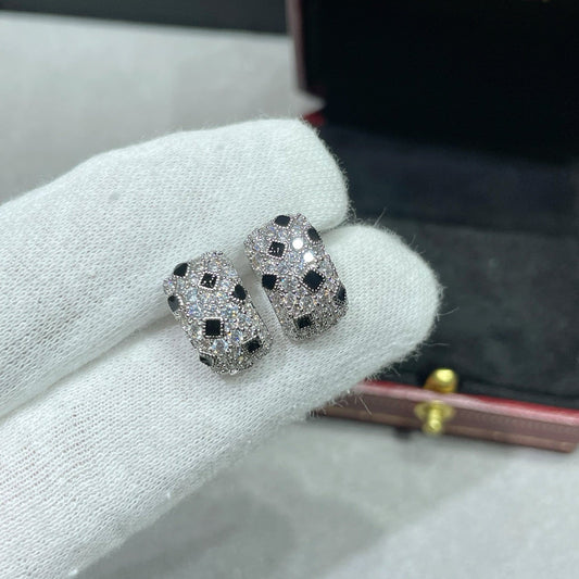 Cartier Spotted Stud Earrings