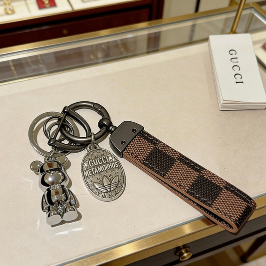 Gucci Vintage Double G Keychain