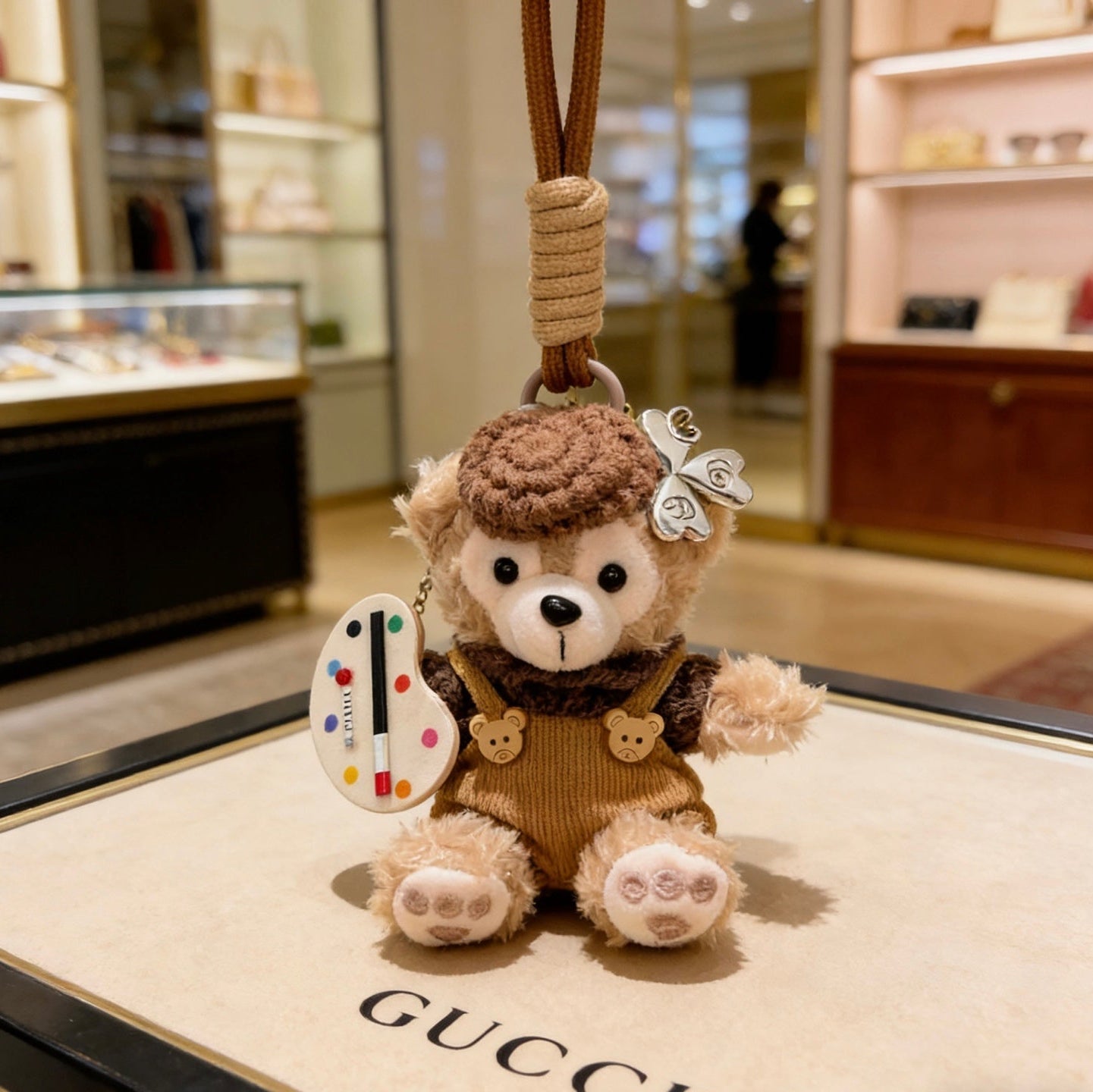 Gucci Vintage Double G Keychain