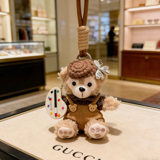 Gucci Vintage Double G Keychain