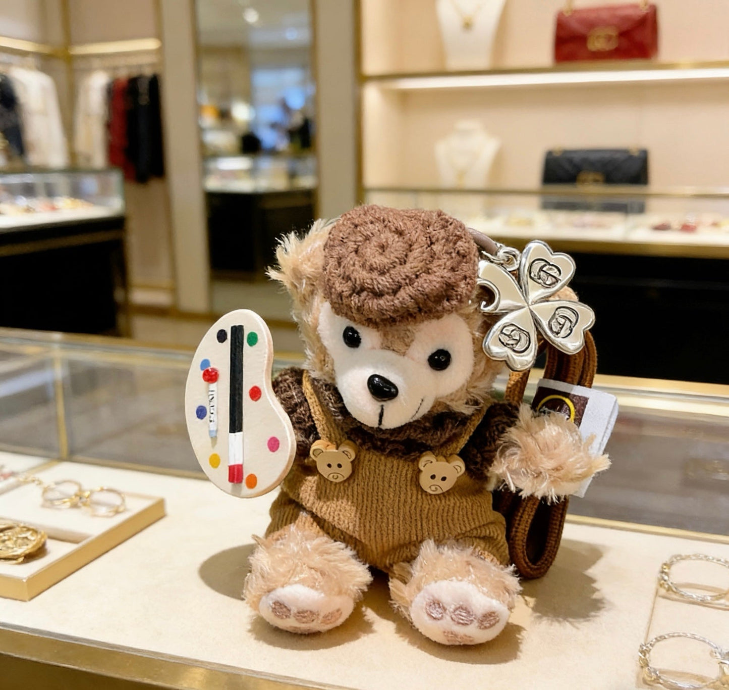 Gucci Vintage Double G Keychain