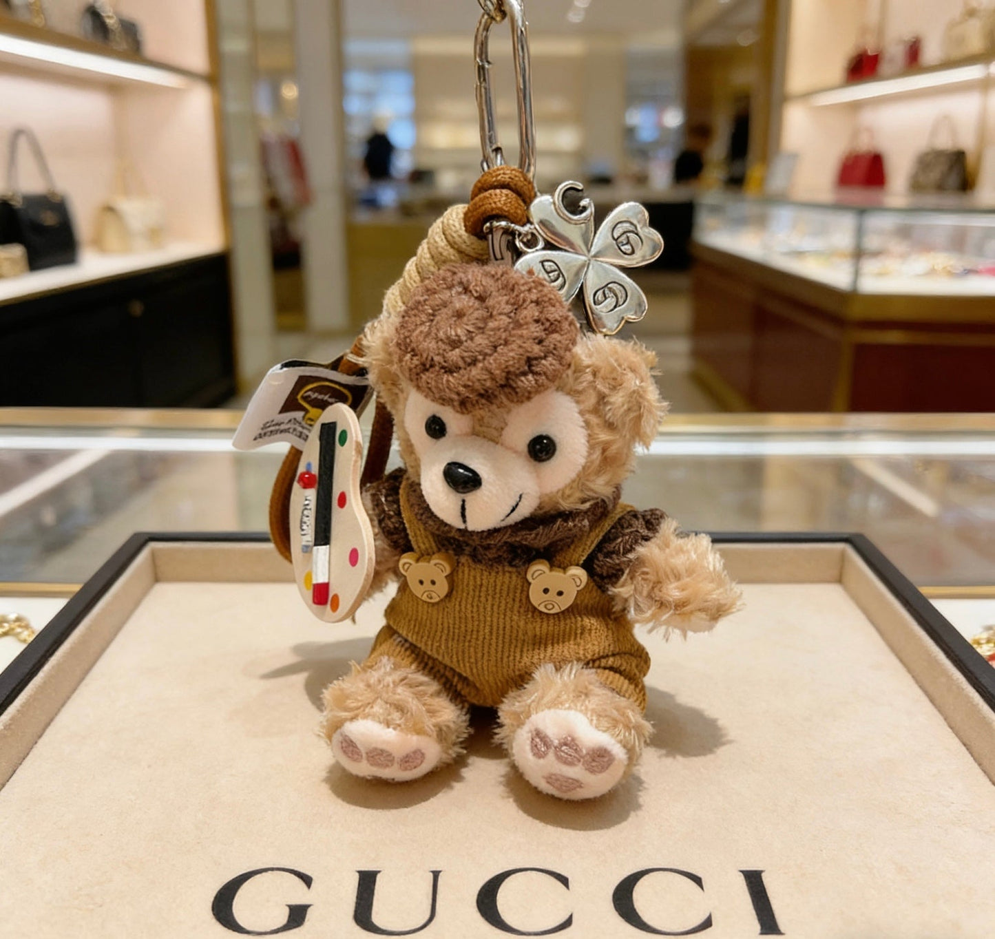 Gucci Vintage Double G Keychain