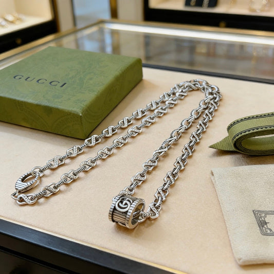 Gucci Vintage Double G Necklace