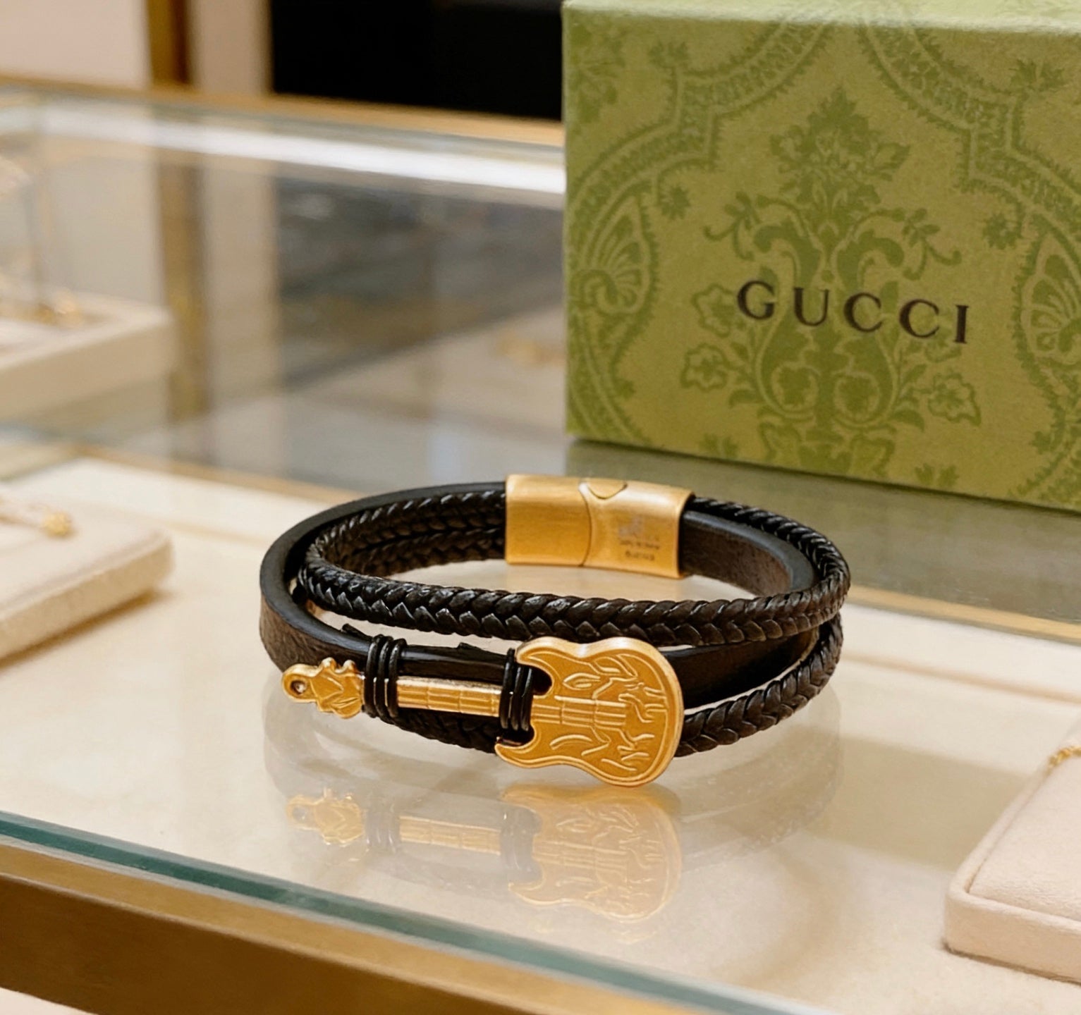 Gucci Leather Vintage Bracelet