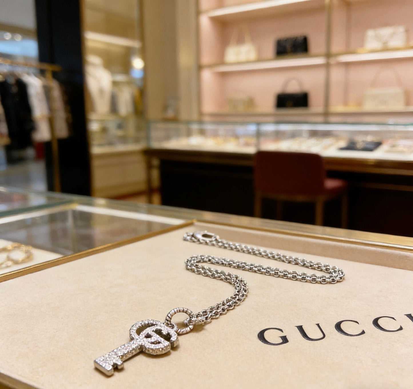 Gucci Vintage Double G Necklace