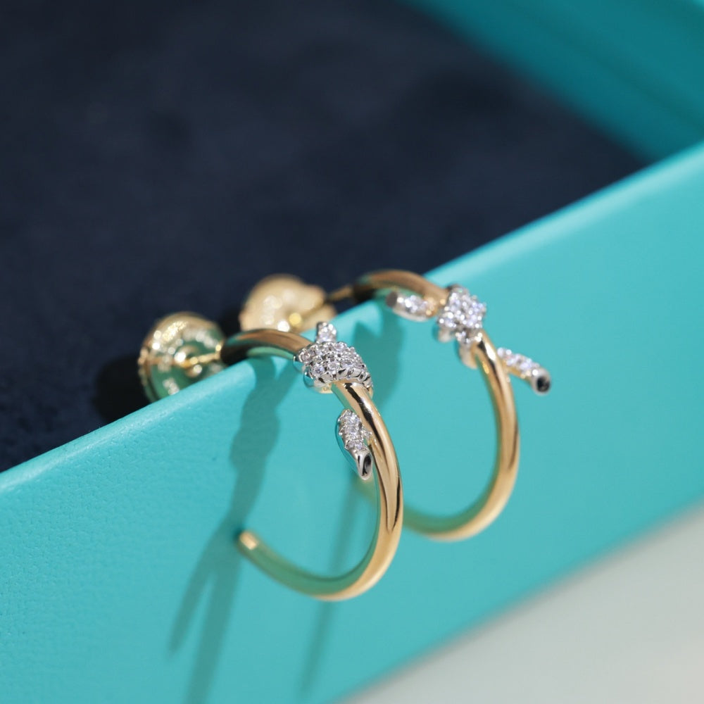 Tiffany & Co. Gold-Plated Earrings