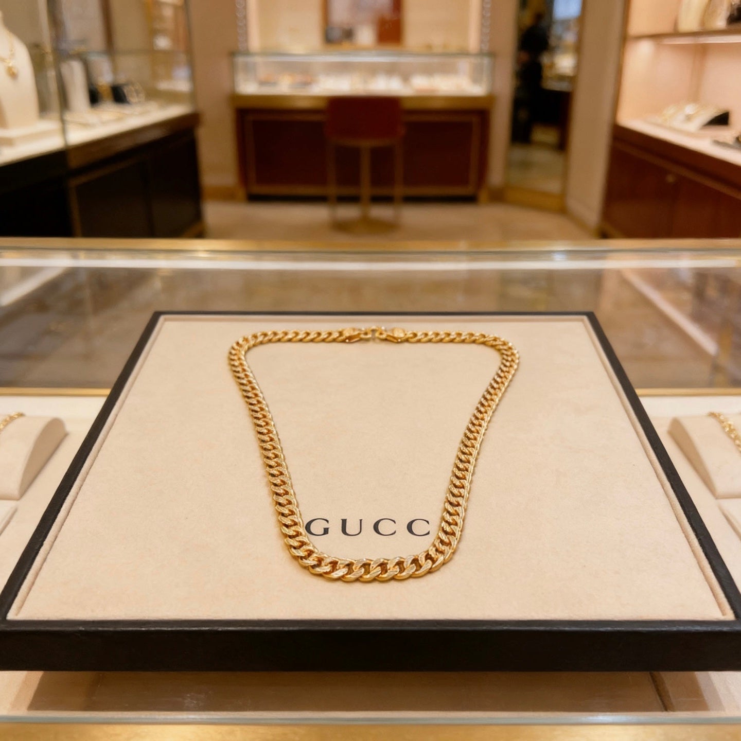 Gucci Vintage Double G Necklace