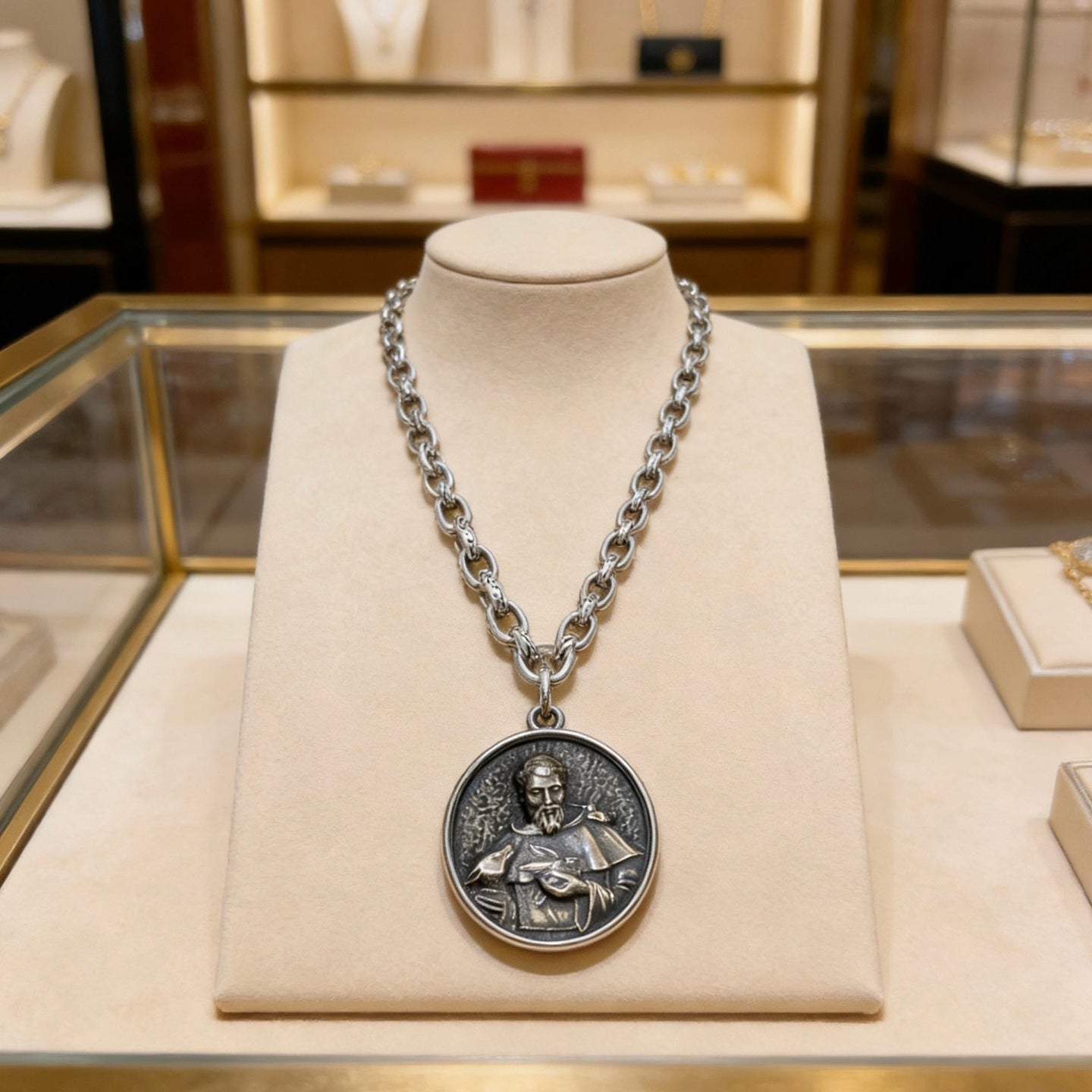 Gucci Vintage Double G Necklace