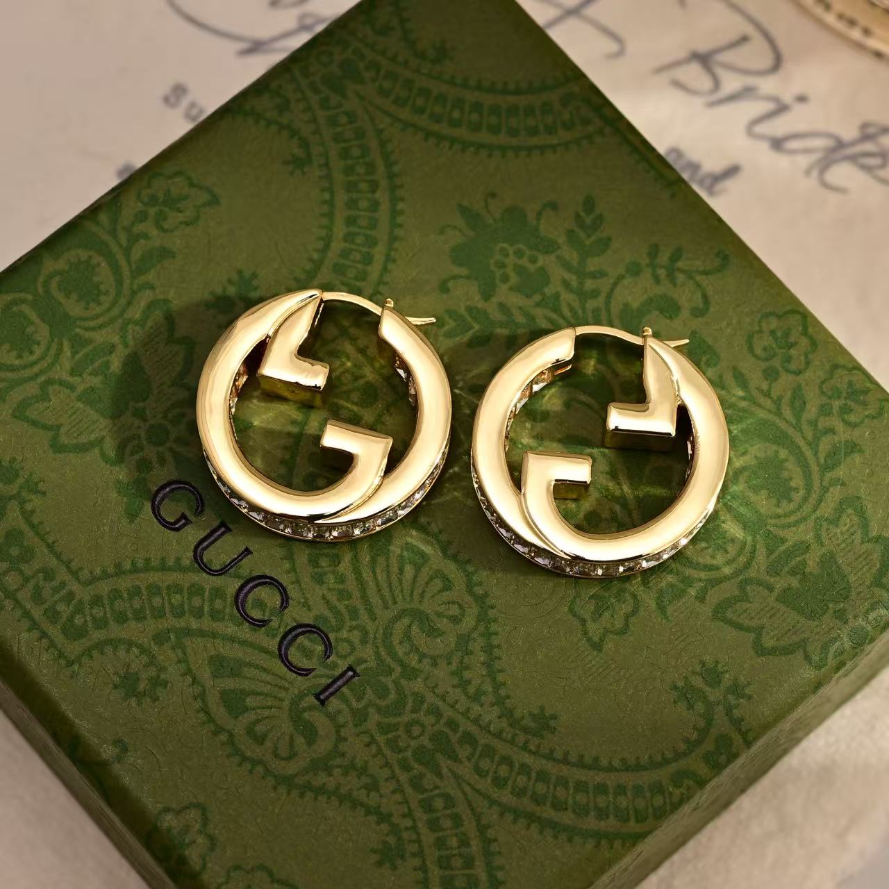 Gucci Crystal Earrings