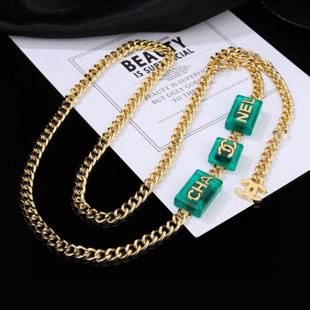 Chanel Brass Gold-Plated Waist Chain