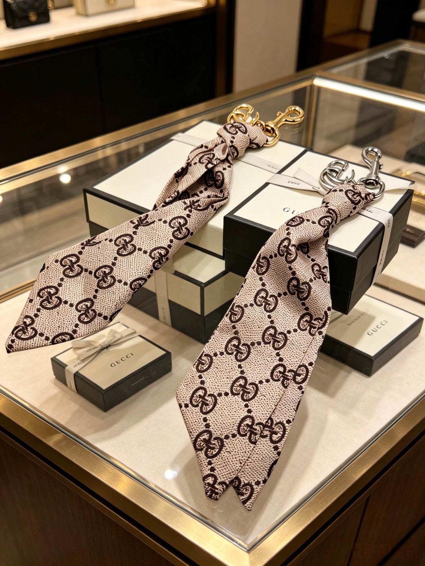 Gucci Double G Keychain