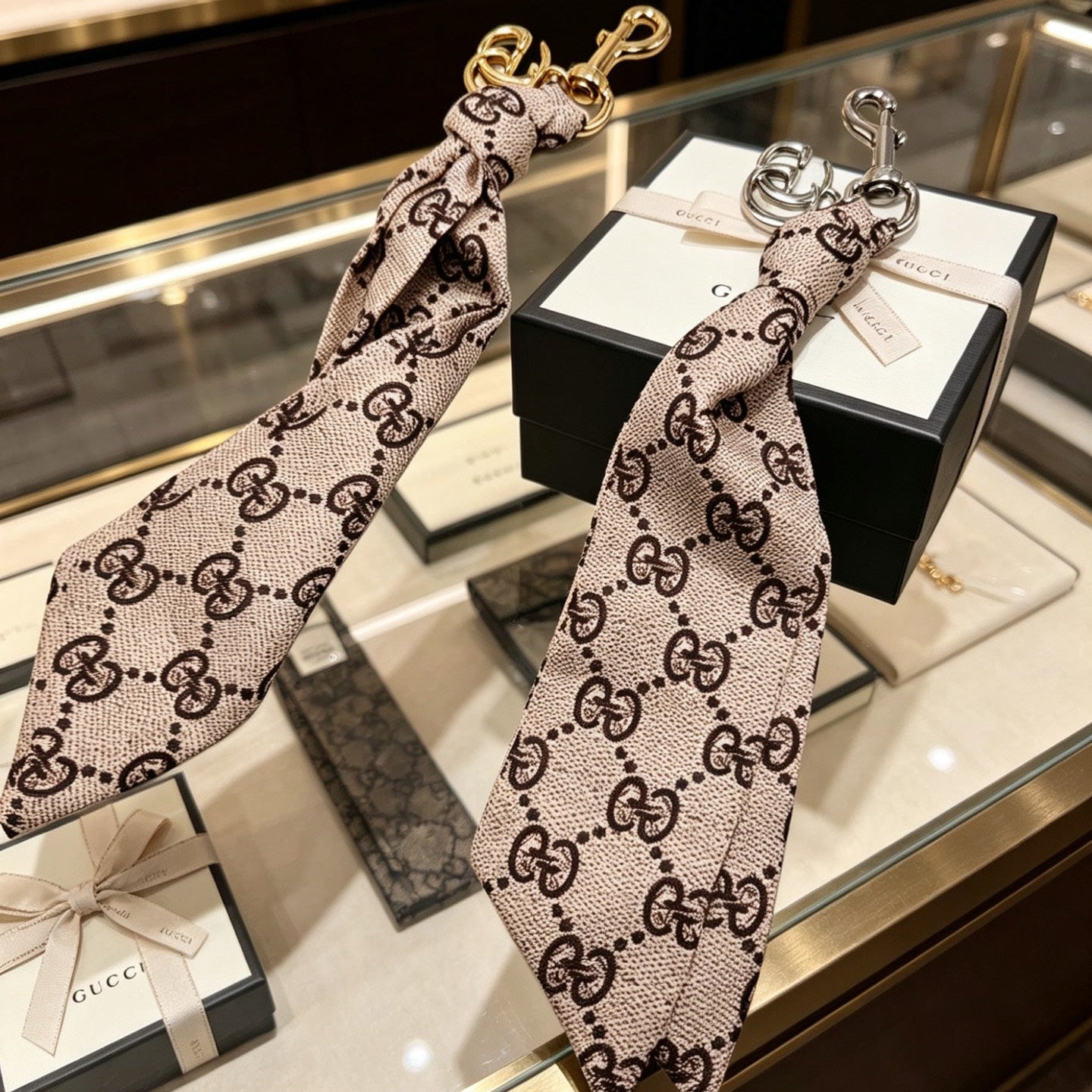 Gucci Double G Keychain