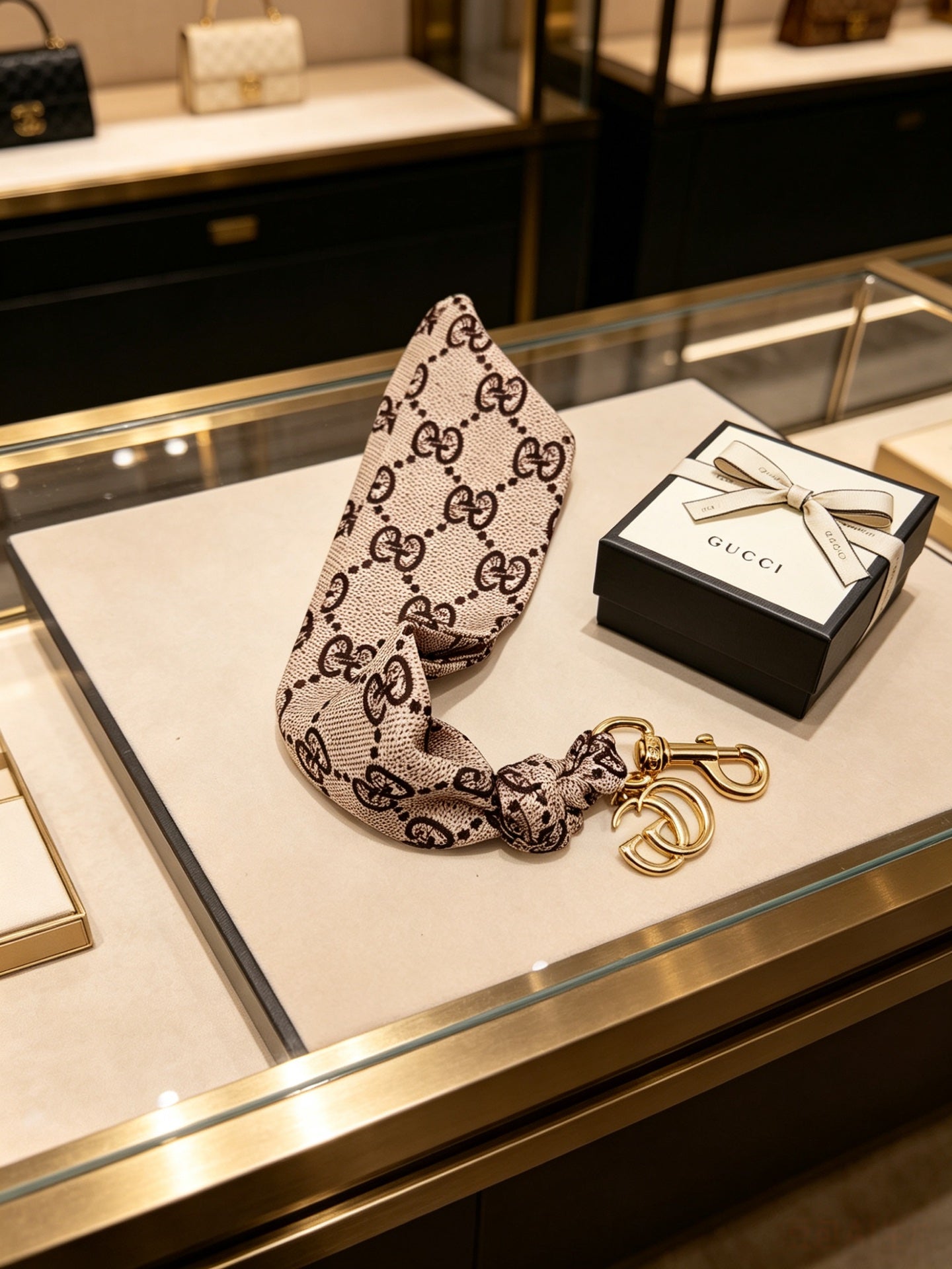 Gucci Double G Keychain