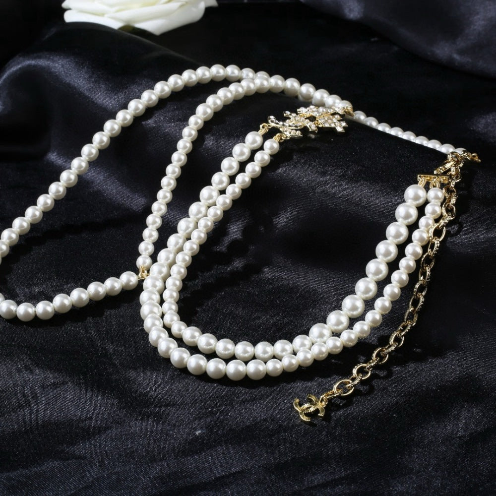 Chanel Pearl Brass Waist Chain