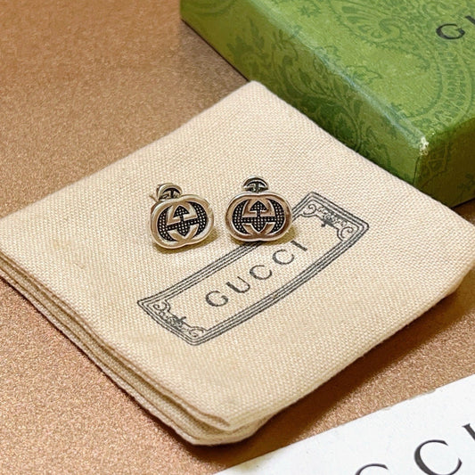 Gucci Vintage Double G Earrings