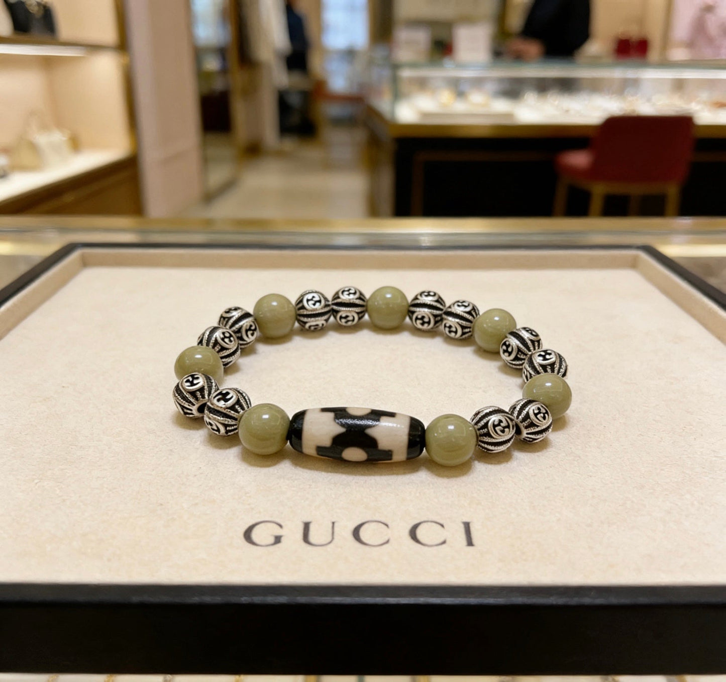 Gucci Crystal Double G Bracelet