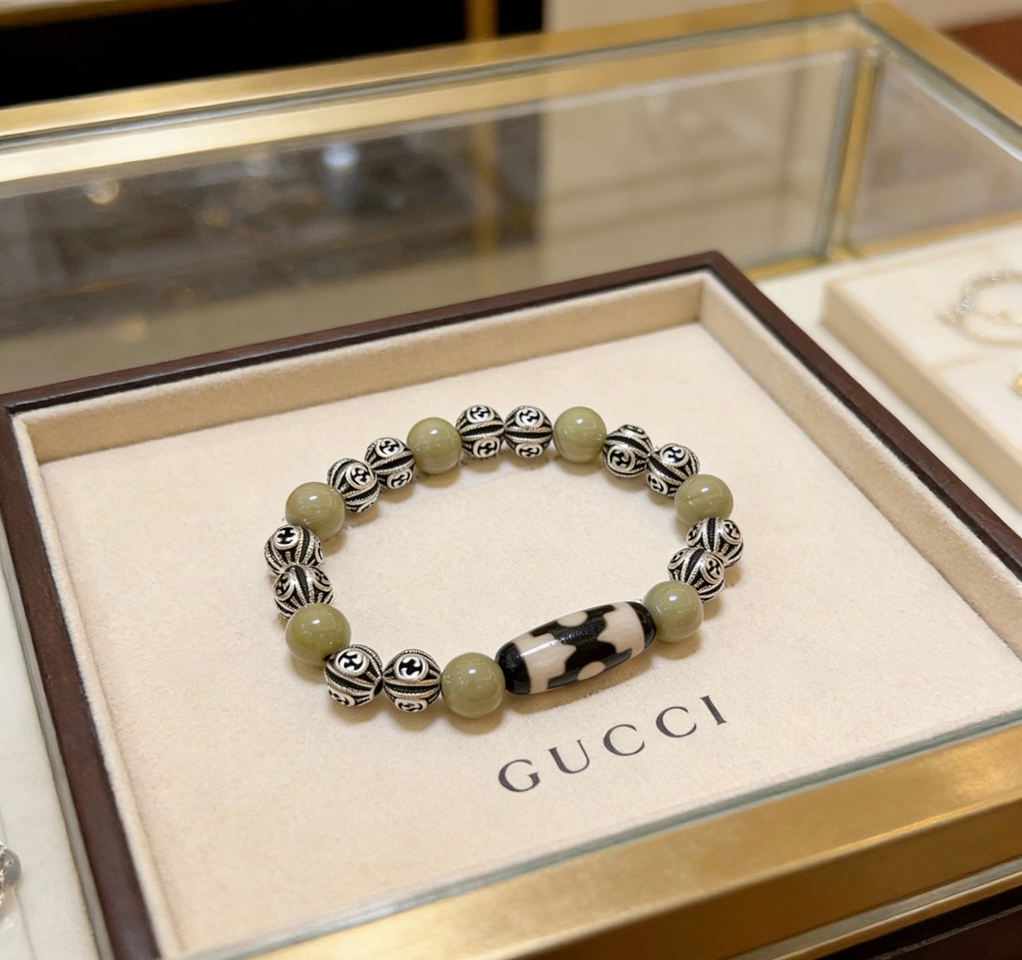 Gucci Crystal Double G Bracelet