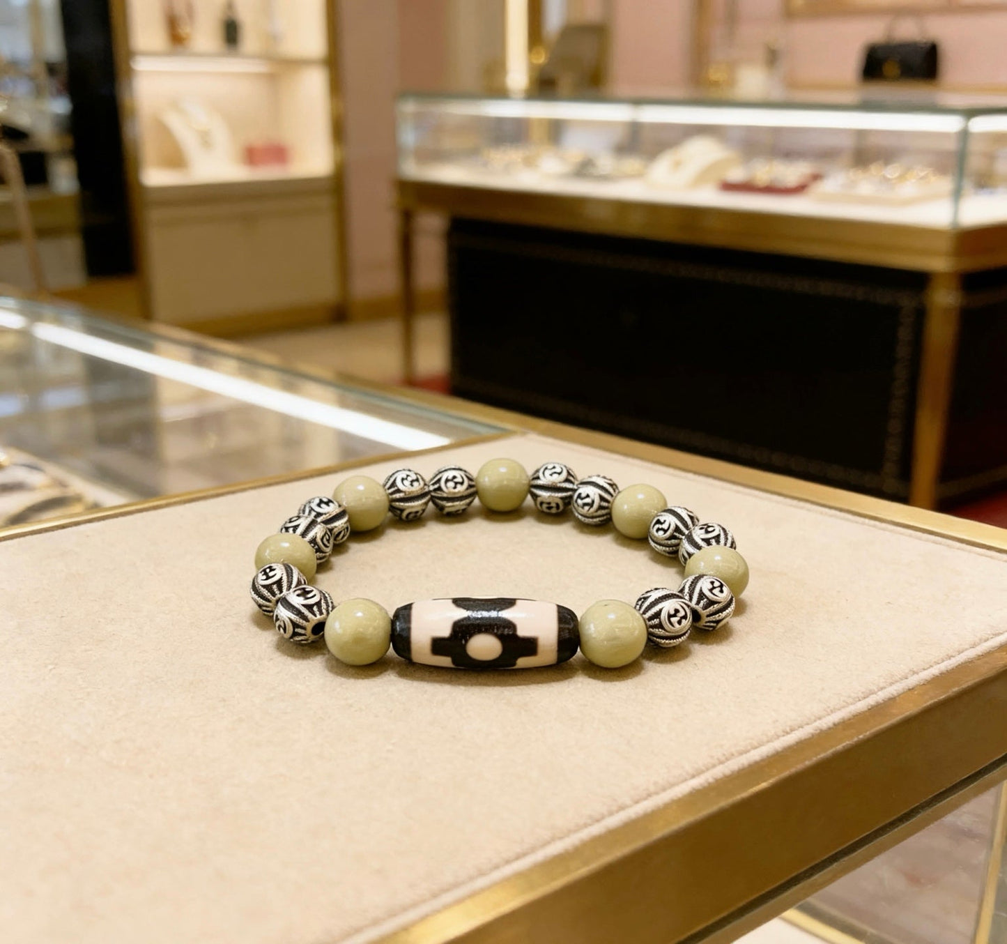 Gucci Crystal Double G Bracelet