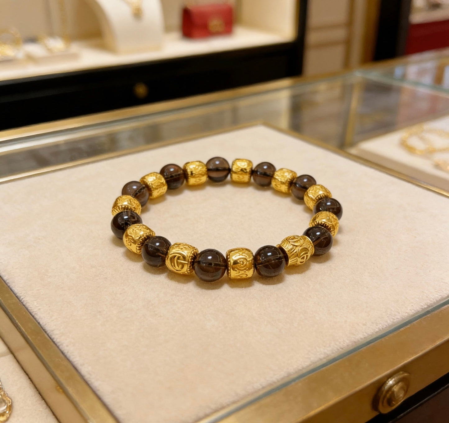 Gucci Crystal Double G Bracelet