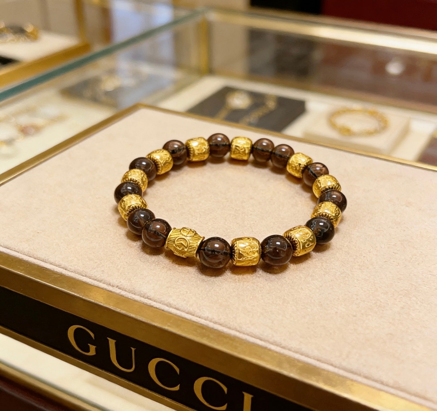 Gucci Crystal Double G Bracelet