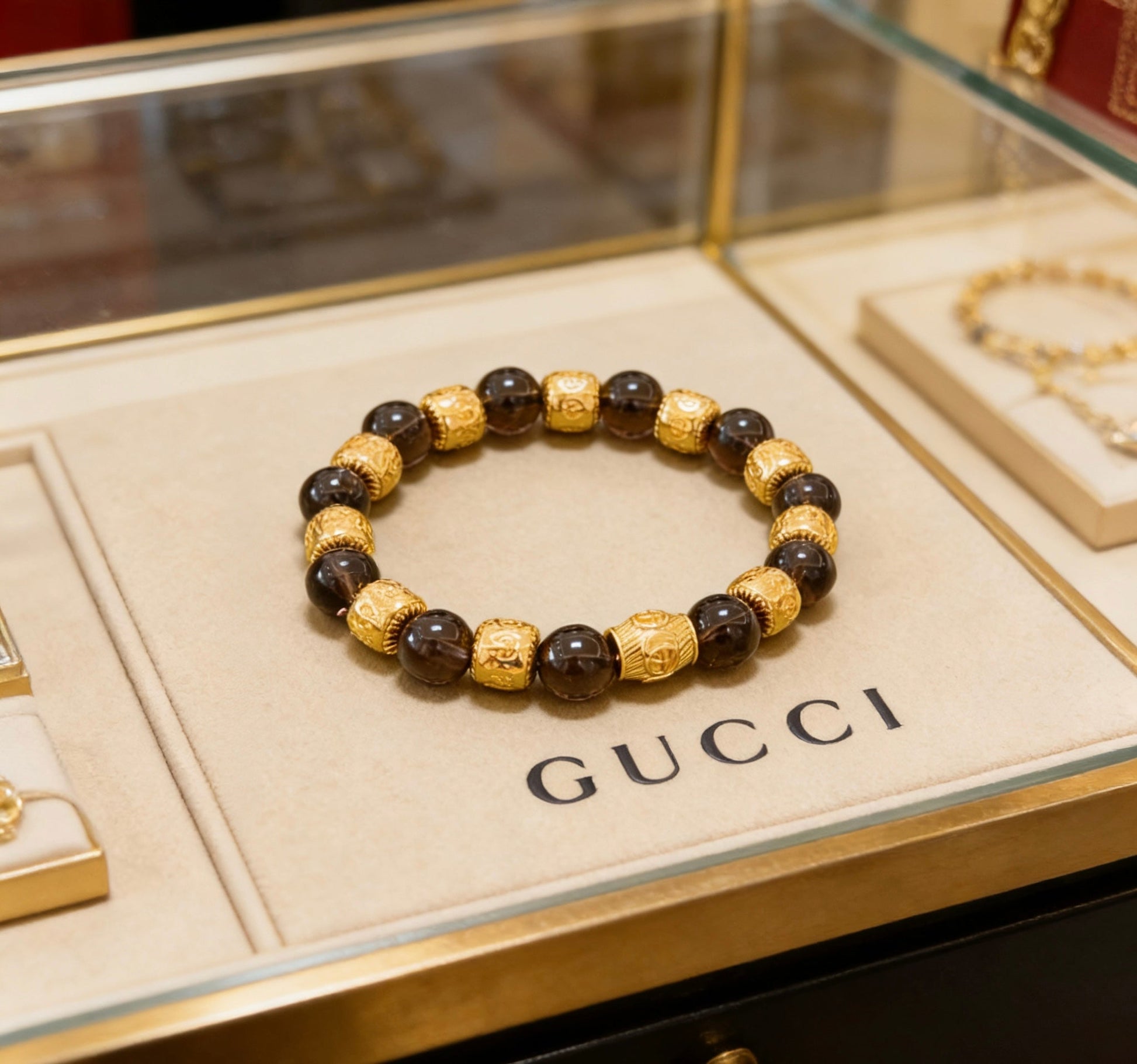 Gucci Crystal Double G Bracelet