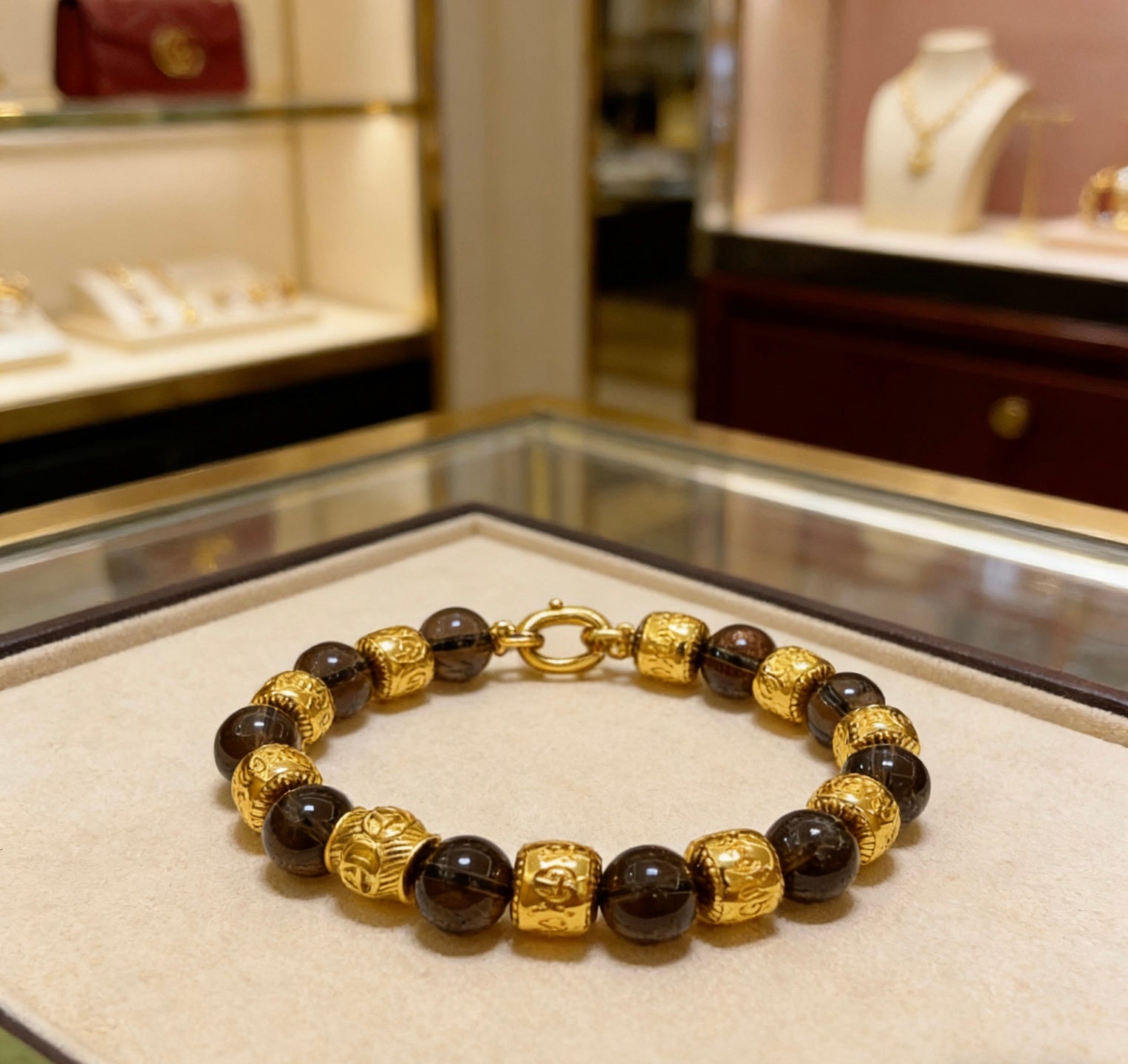 Gucci Crystal Double G Bracelet