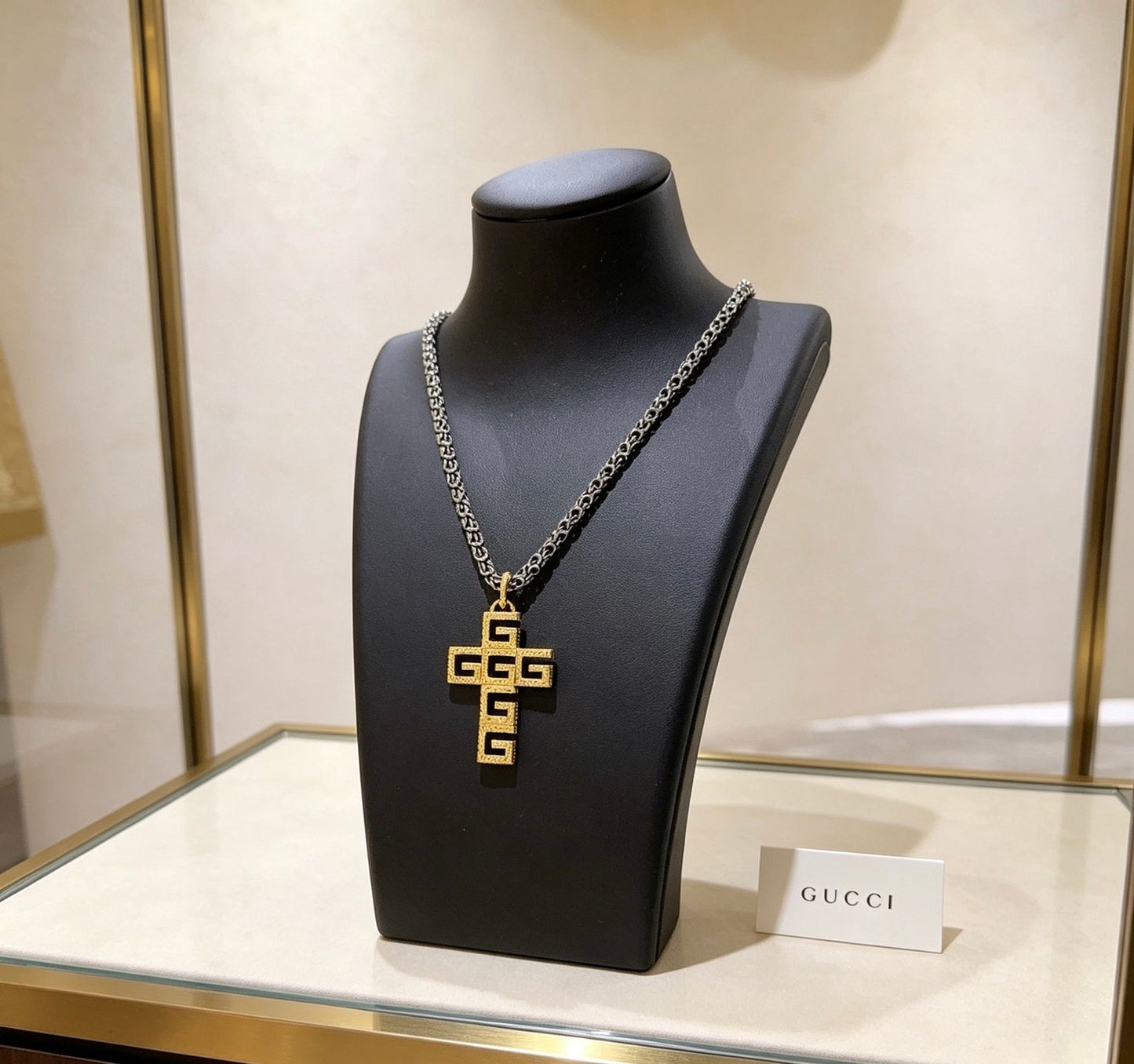 Gucci Vintage Double G Necklace