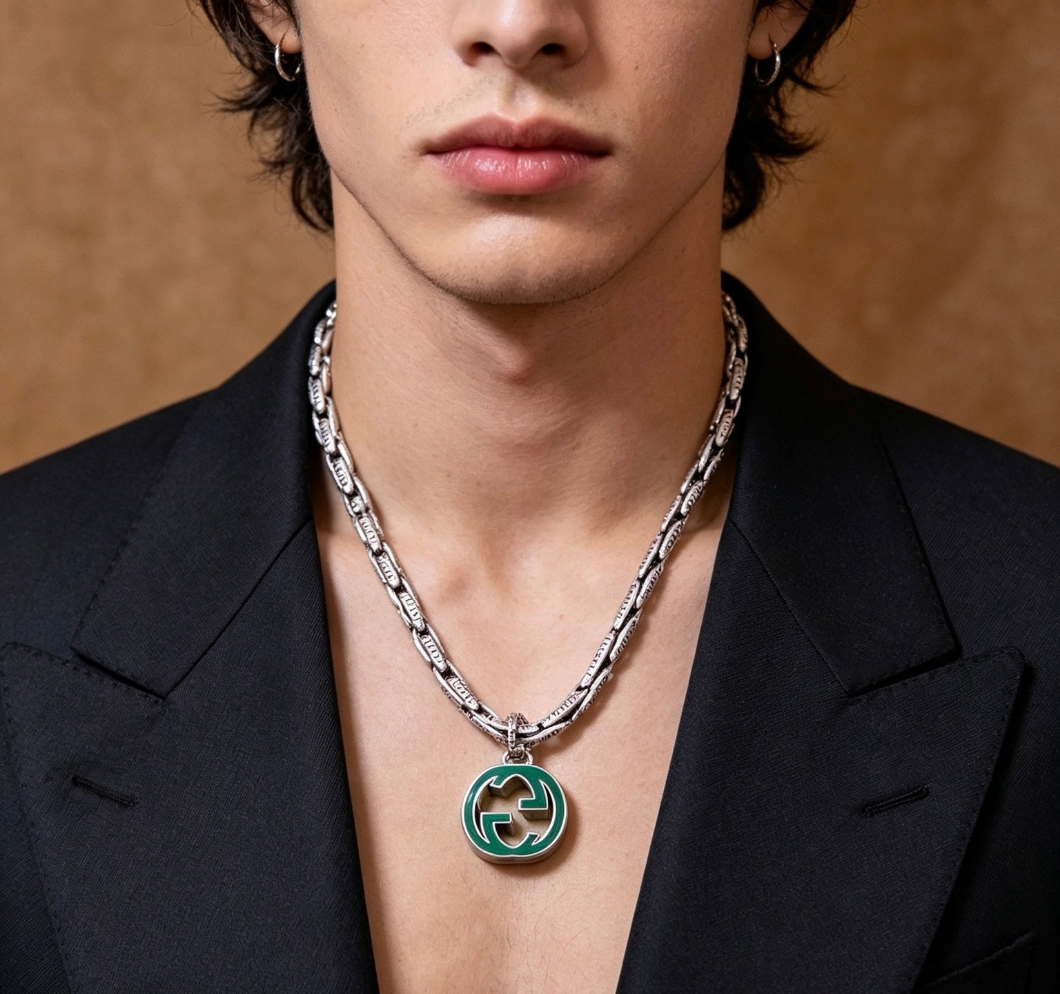Gucci Vintage Double G Necklace