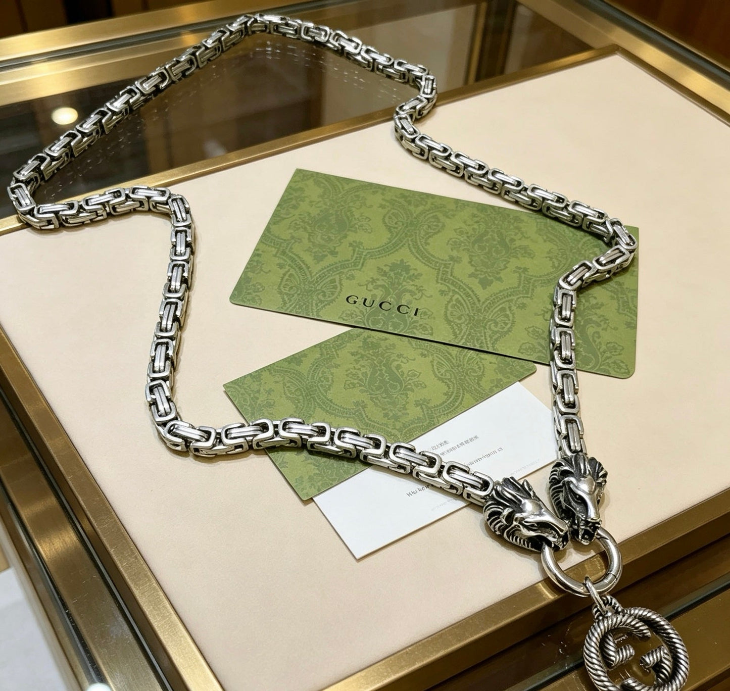 Gucci Vintage Double G Necklace