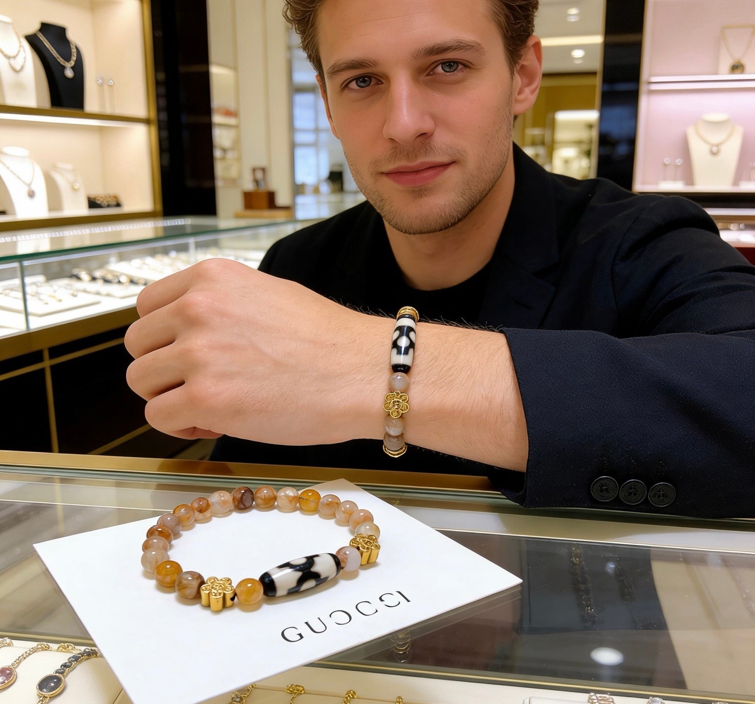 Gucci Vintage Double G Bracelet