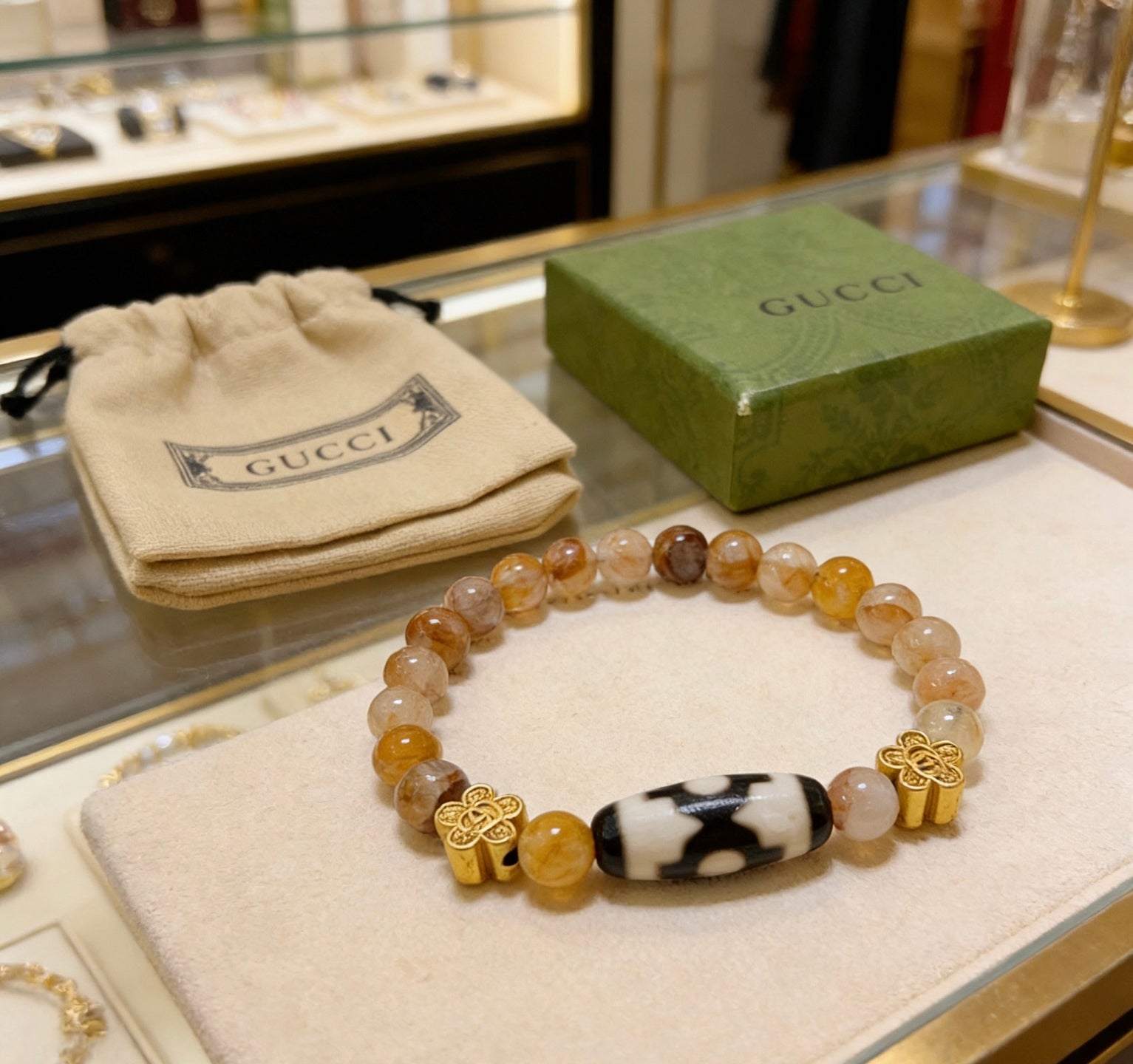 Gucci Vintage Double G Bracelet