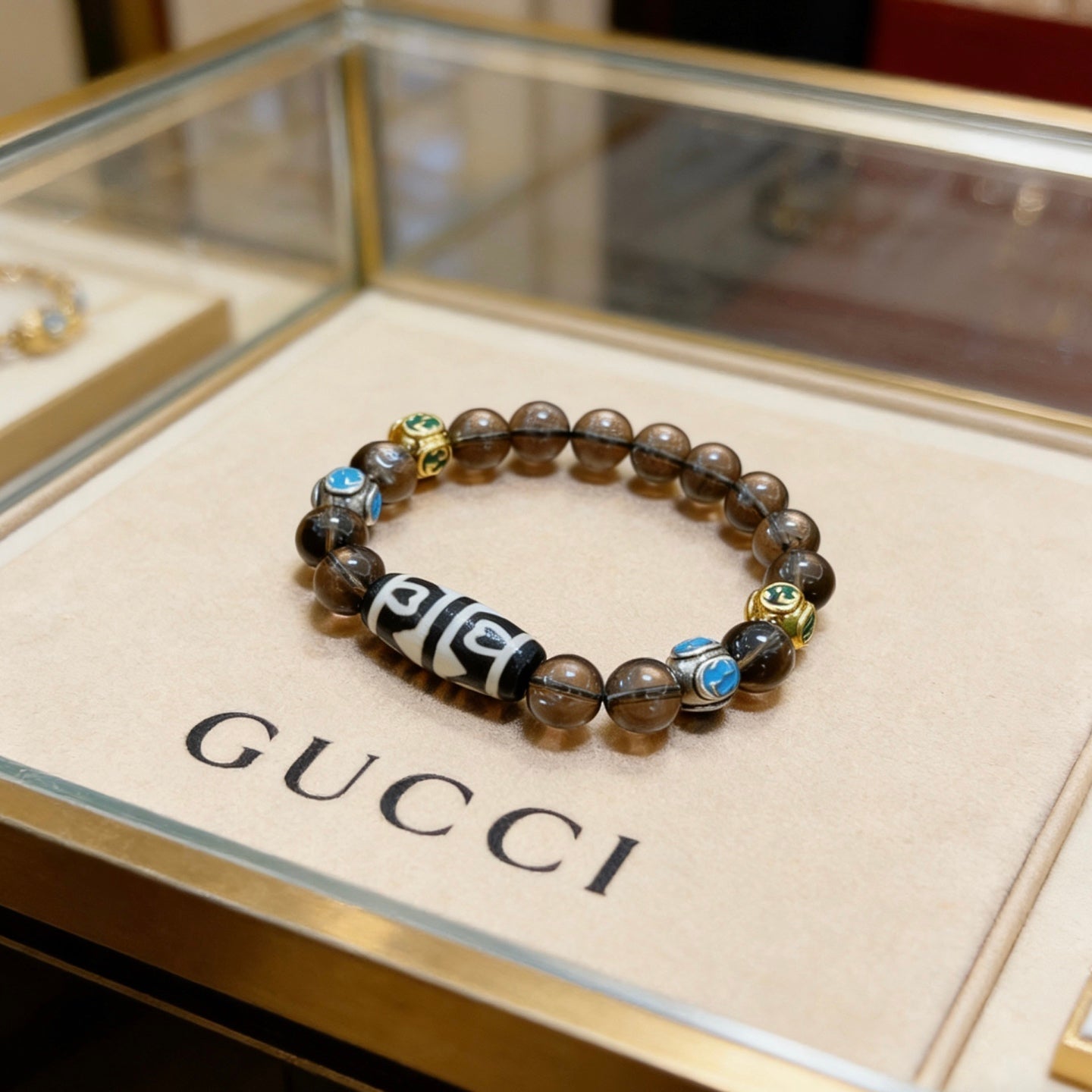 Gucci Crystal Double G Bracelet