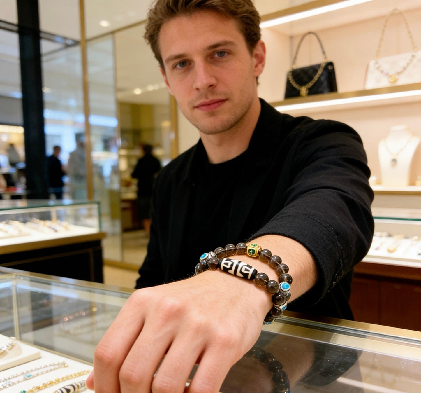 Gucci Crystal Double G Bracelet