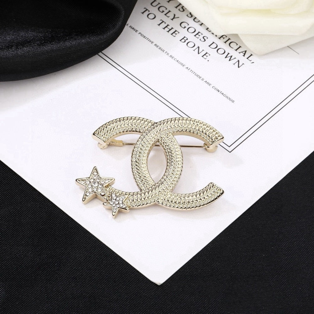 Chanel Double C Brooch