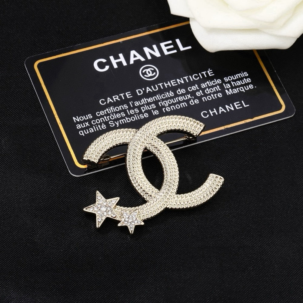 Chanel Double C Brooch