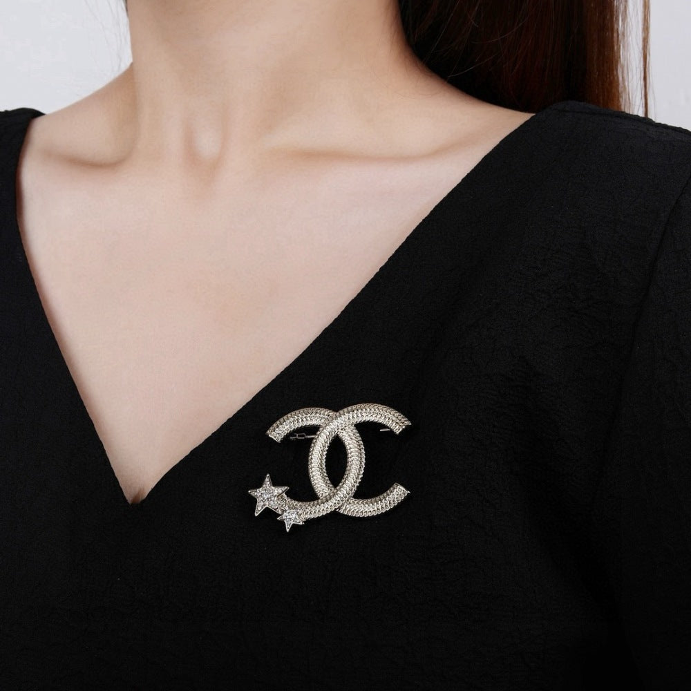 Chanel Double C Brooch