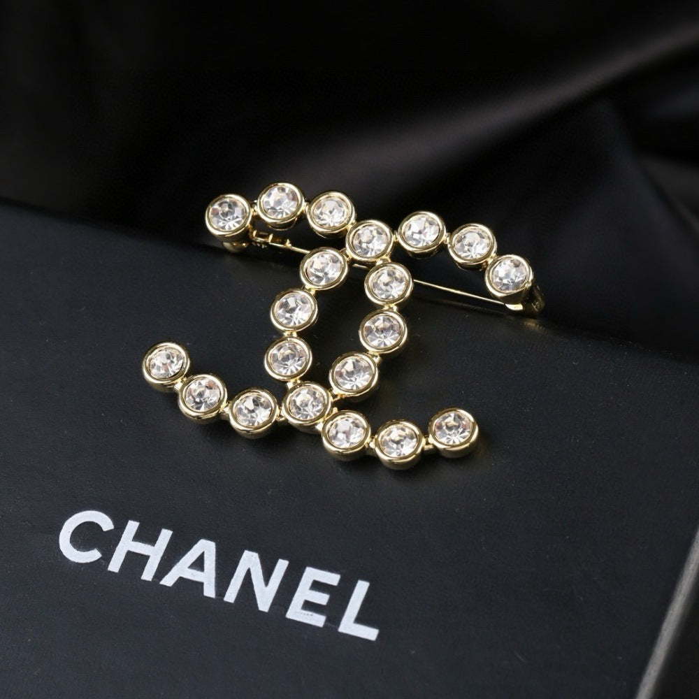 Chanel Double C Brooch