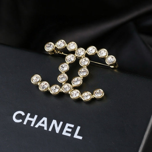 Chanel Double C Brooch